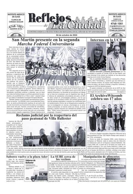 Portada de la edición del 4 de octubre 2024