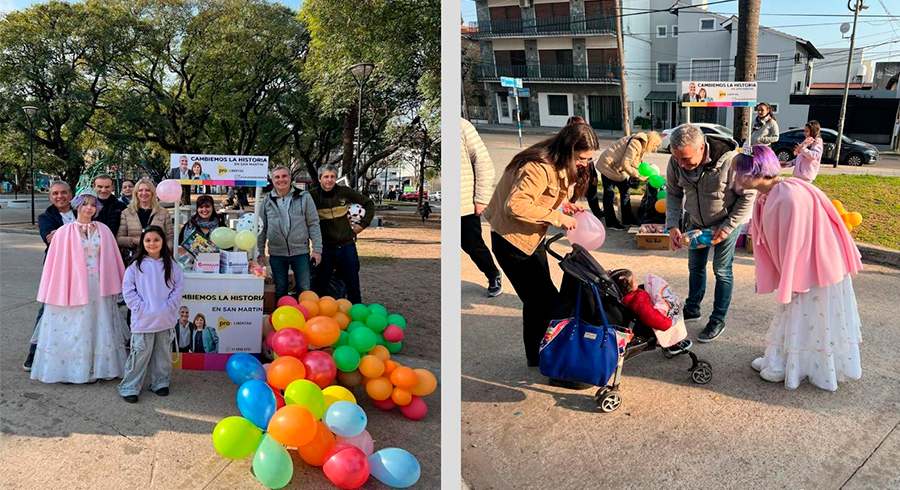 La plaza Roca fue un reino de alegría para celebrar el Día del Niño