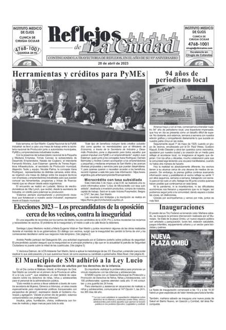 Portada de la edición del 28 de abril 2023