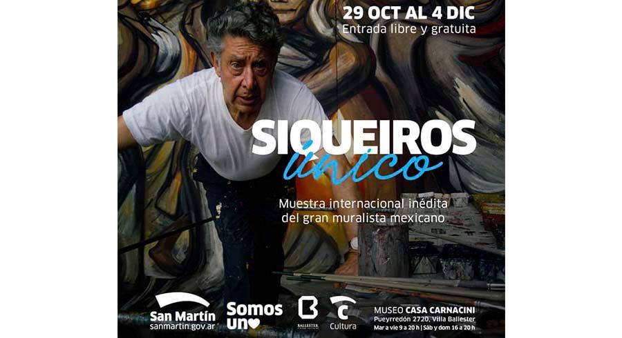 San Martín presenta una muestra inédita de Siqueiros