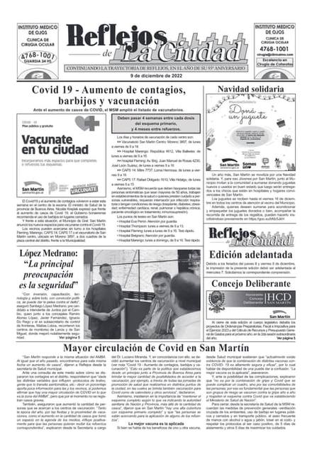 Portada de la edición del 9 de diciembre 2022