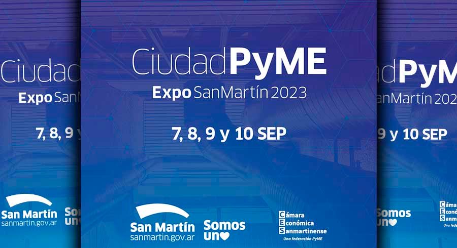 San Martín presenta la Expo Ciudad PyME