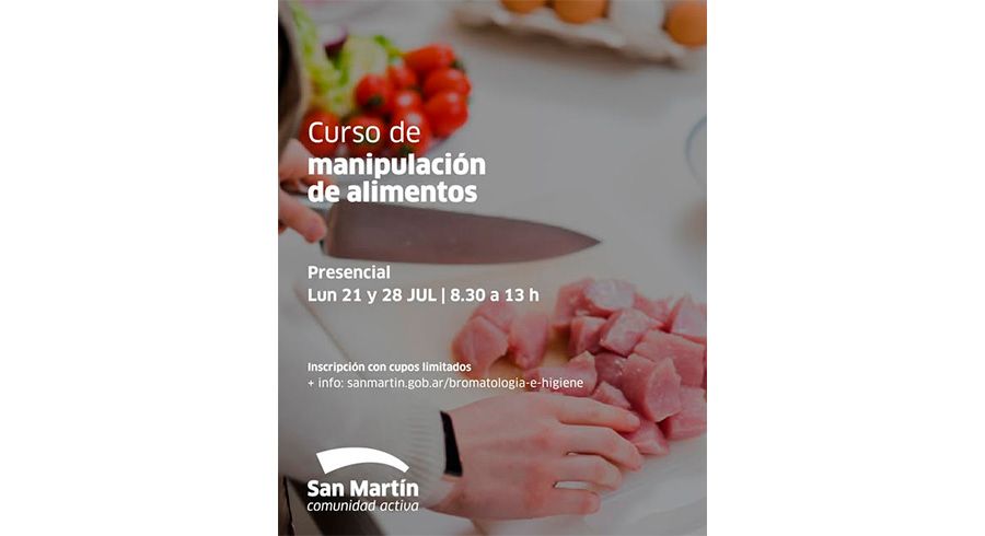 Curso presencial de manipulación de alimentos
