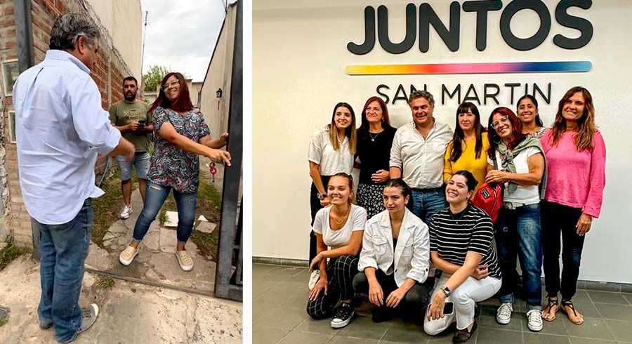 Mujeres Pro junto a Santiago López Medrano