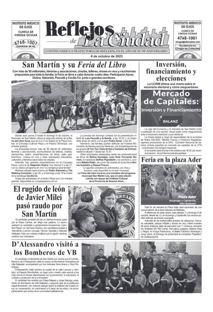 Portada de la edición del 6 de octubre 2023