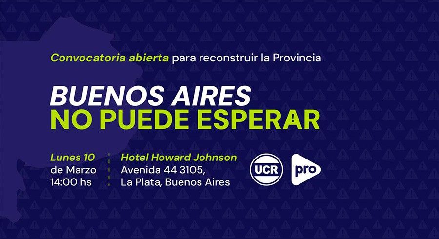 La UCR y el PRO, sin Milei ni Kicillof