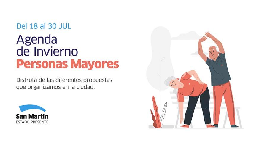 Agenda de invierno para personas mayores