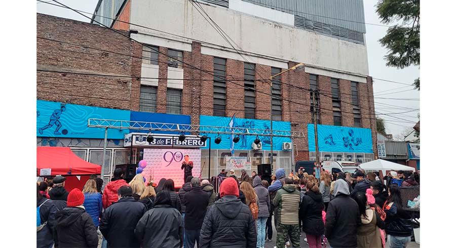 El TREDE celebró sus 90 con los socios y vecinos