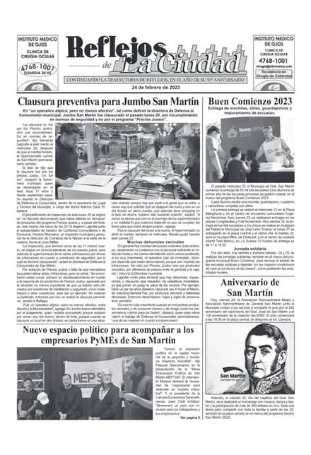 Portada de la edición del 24 de febrero 2023