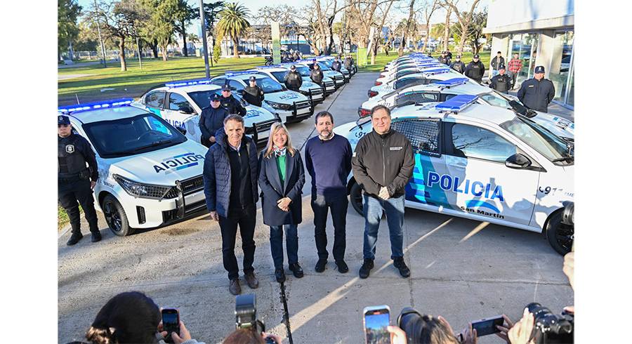 IA y más patrulleros por la seguridad en San Martín
