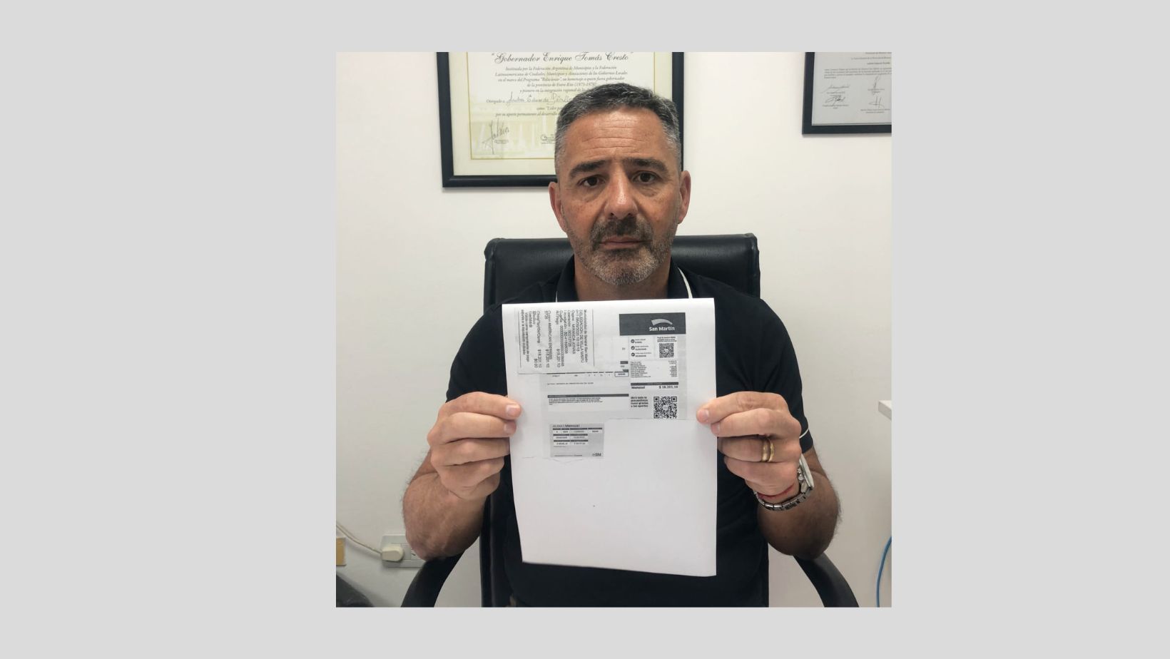 Petrillo: “Es injusto e ilegal que el Municipio cobre dos veces el alumbrado público”