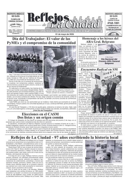 Portada de la edición del 1 de mayo de 2026