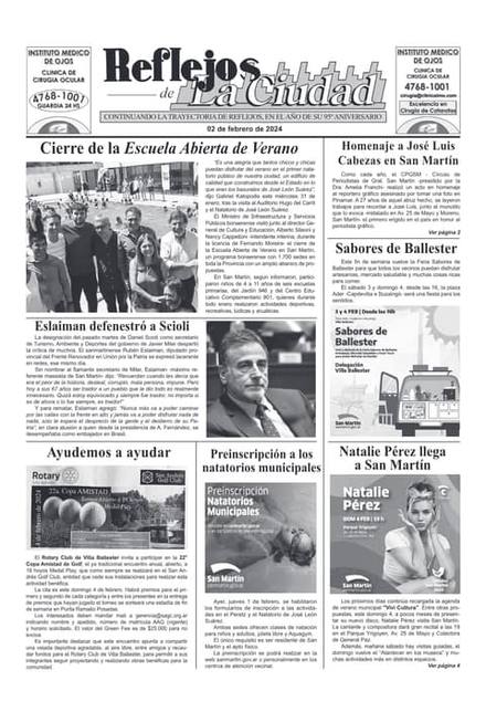 Portada de la edición del 2 de febrero 2024