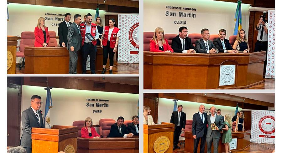 Acto en el Colegio de Abogados de San Martín por su 53° aniversario
