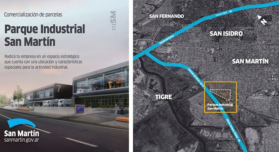 Nuevo parque industrial en San Martín