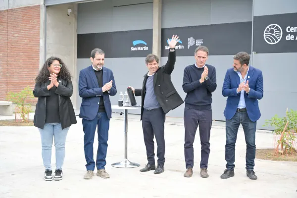 Kicillof inauguró obras en San Martín
