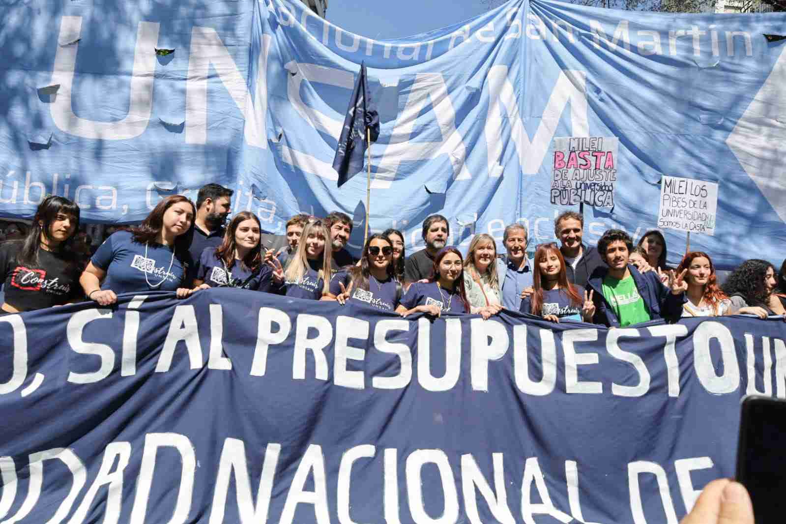 San Martín presente en la segunda Marcha Federal Universitaria