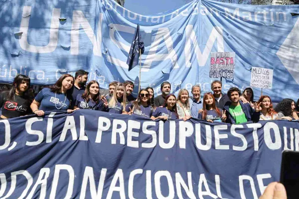 San Martín presente en la segunda Marcha Federal Universitaria