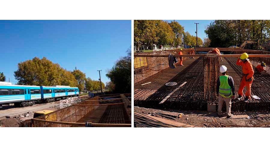 Avanza la construcción del paso bajo nivel de Perdriel