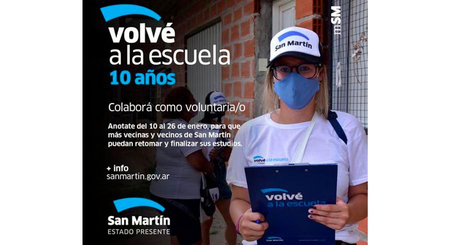 10ma. campaña municipal “VOLVÉ A LA ESCUELA”