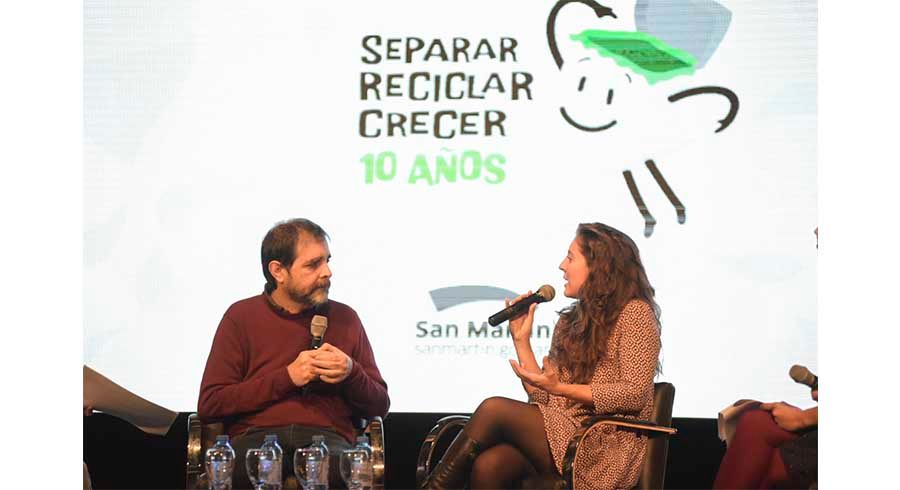 San Martín celebró los 10 años del programa Separar, Reciclar, Crecer