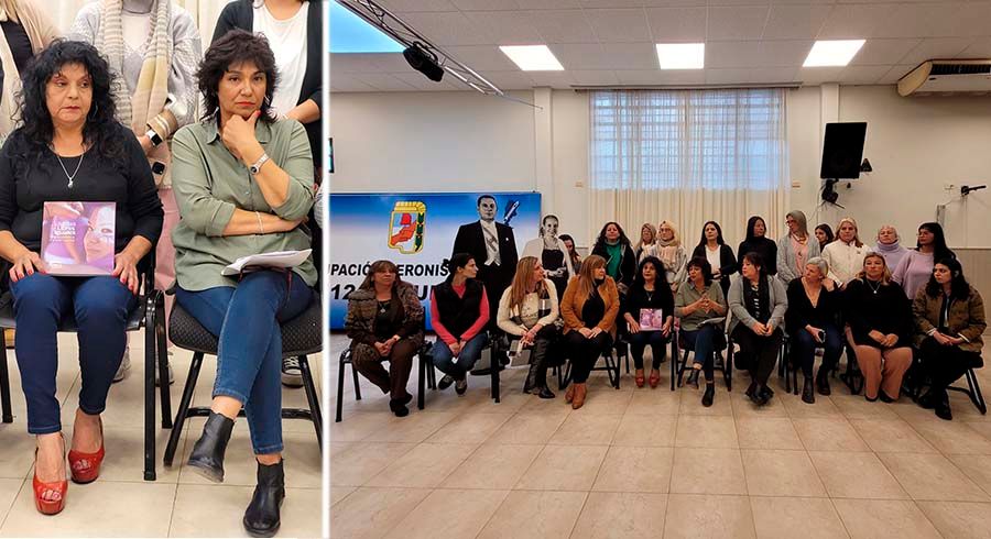 Mujeres de un gobierno que practica la justicia social