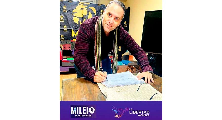 Sardella, el precandidato local de Milei