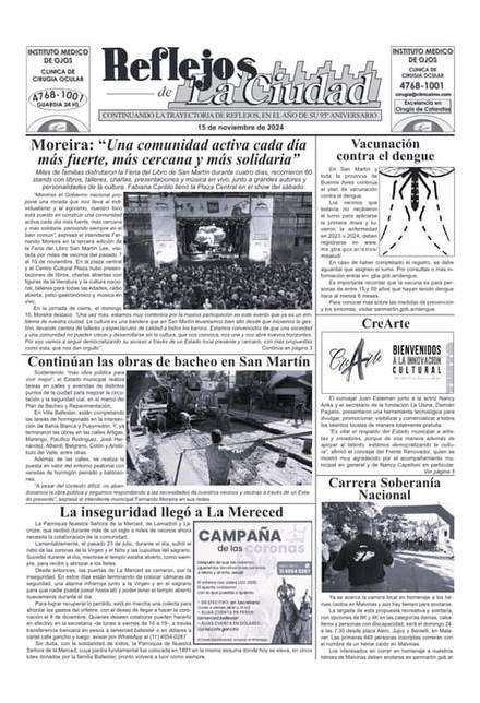 Portada de la edición del 15 de noviembre 2024