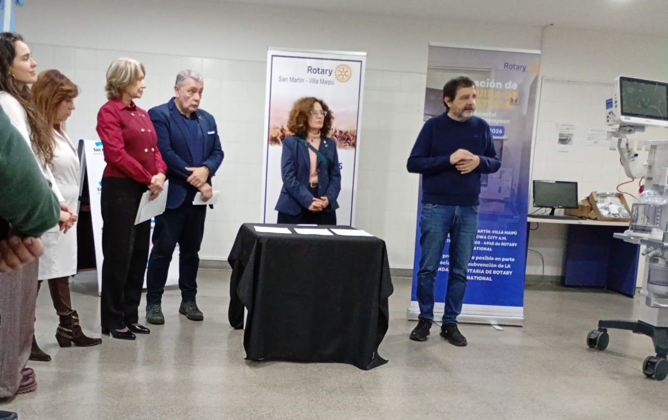 Nueva donación del Rotary SM-VM al Hospital Thompson