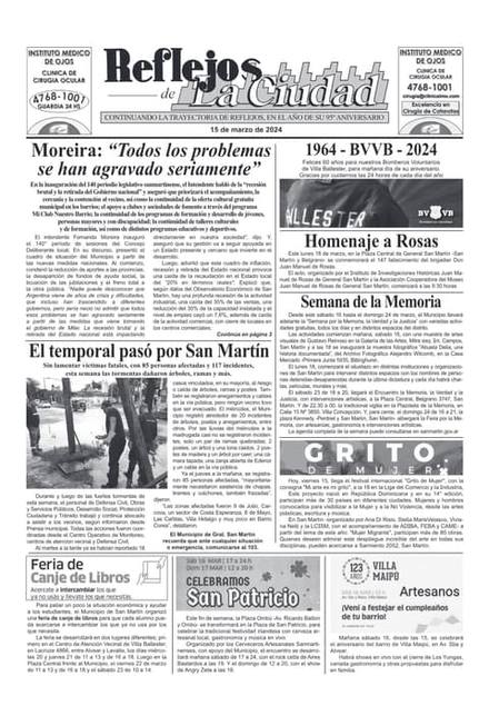 Portada de la edición del 15 de marzo 2024