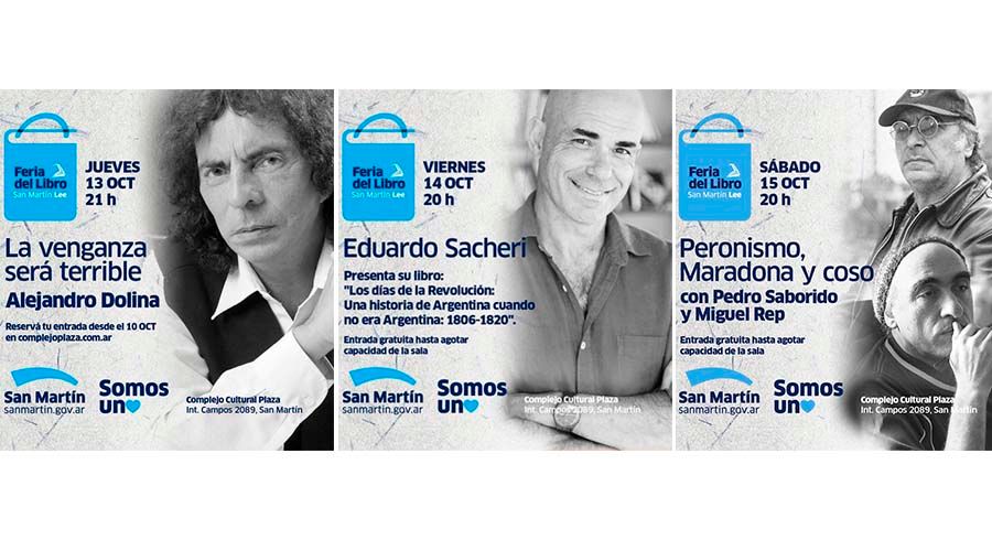Dolina y Sacheri en la Feria del Libro en SM