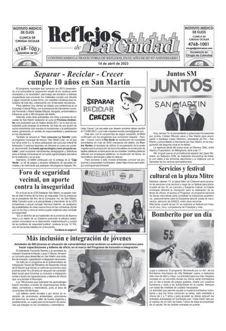Portada de la edición del 14 de abril 2023
