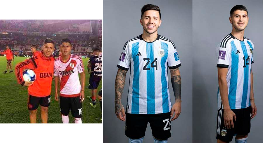 Enzo Fernández y Exequiel Palacios, los representantes de San Martín en el Mundial de Qatar
