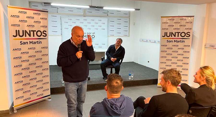 Lombardi en San Martín: ''Debemos tener una sociedad para todos''