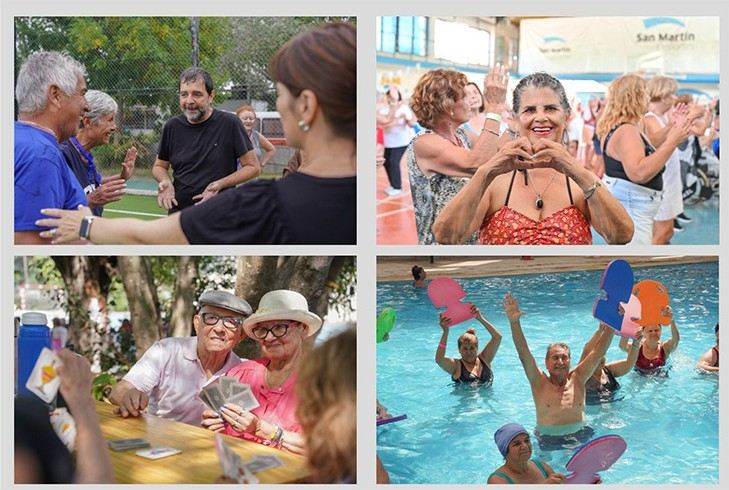 Con más de 2 mil participantes, terminó otra edición de la Colonia de Personas Mayores en San Martín