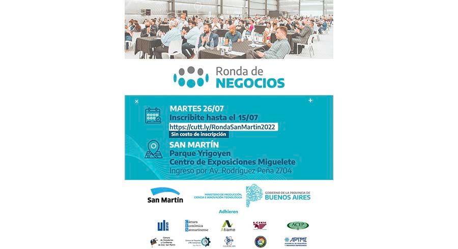 Ronda de Negocios Multisectorial San Martín 2022
