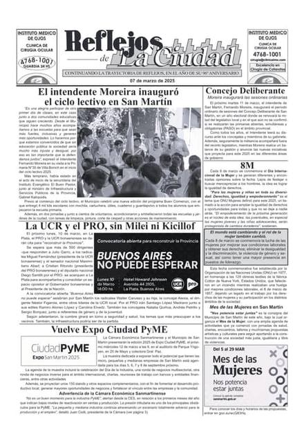 Portada de la edición del 7 de marzo 2025
