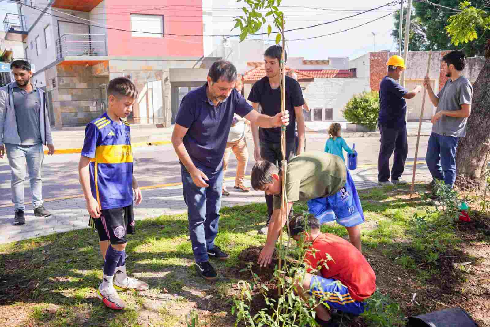 Más obras en espacios verdes de San Martín