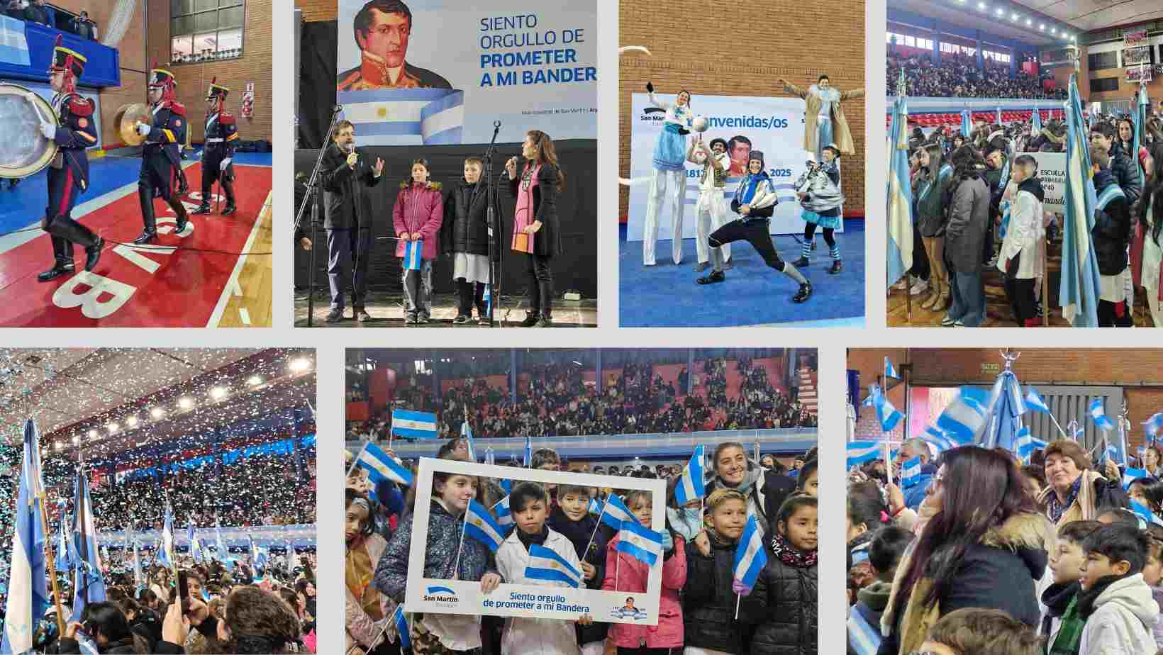 Alumnos de San Martín prometieron lealtad a la bandera