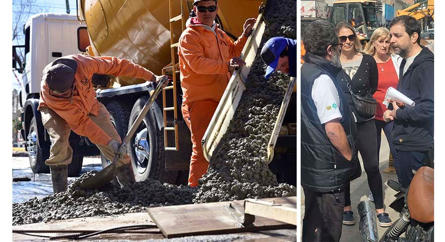 Avanza la construcción del Aliviador Saavedra en San Martín centro