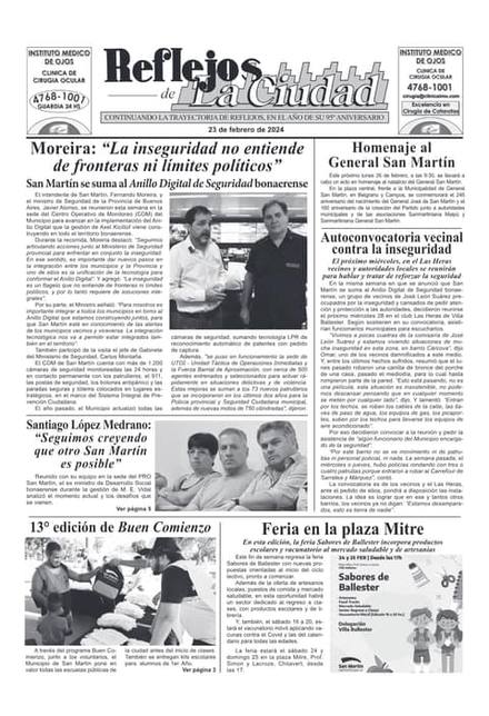 Portada de la edición del 23 de febrero 2024