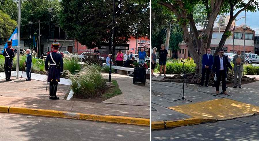 Conmemoración de la Batalla de San Lorenzo en Plaza Alem