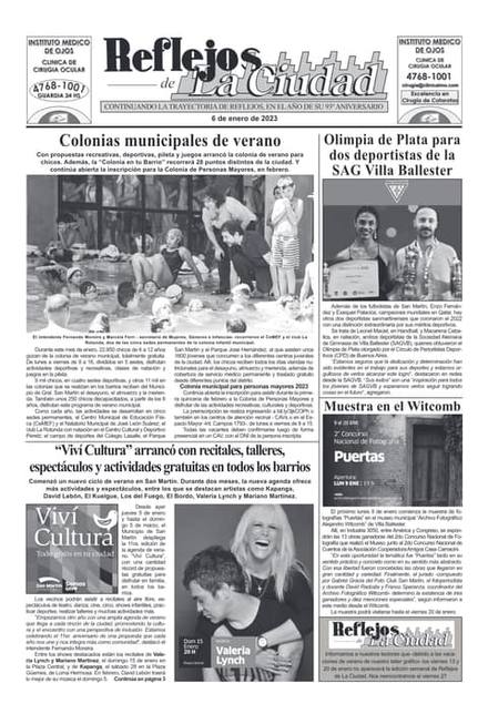 Portada de la edición del 6 de enero 2023