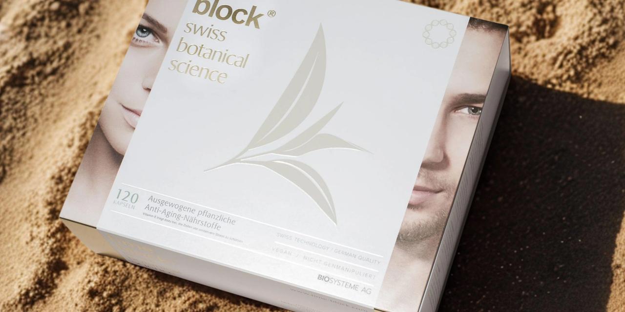 Timeblock Swiss Botanical Science Packaging