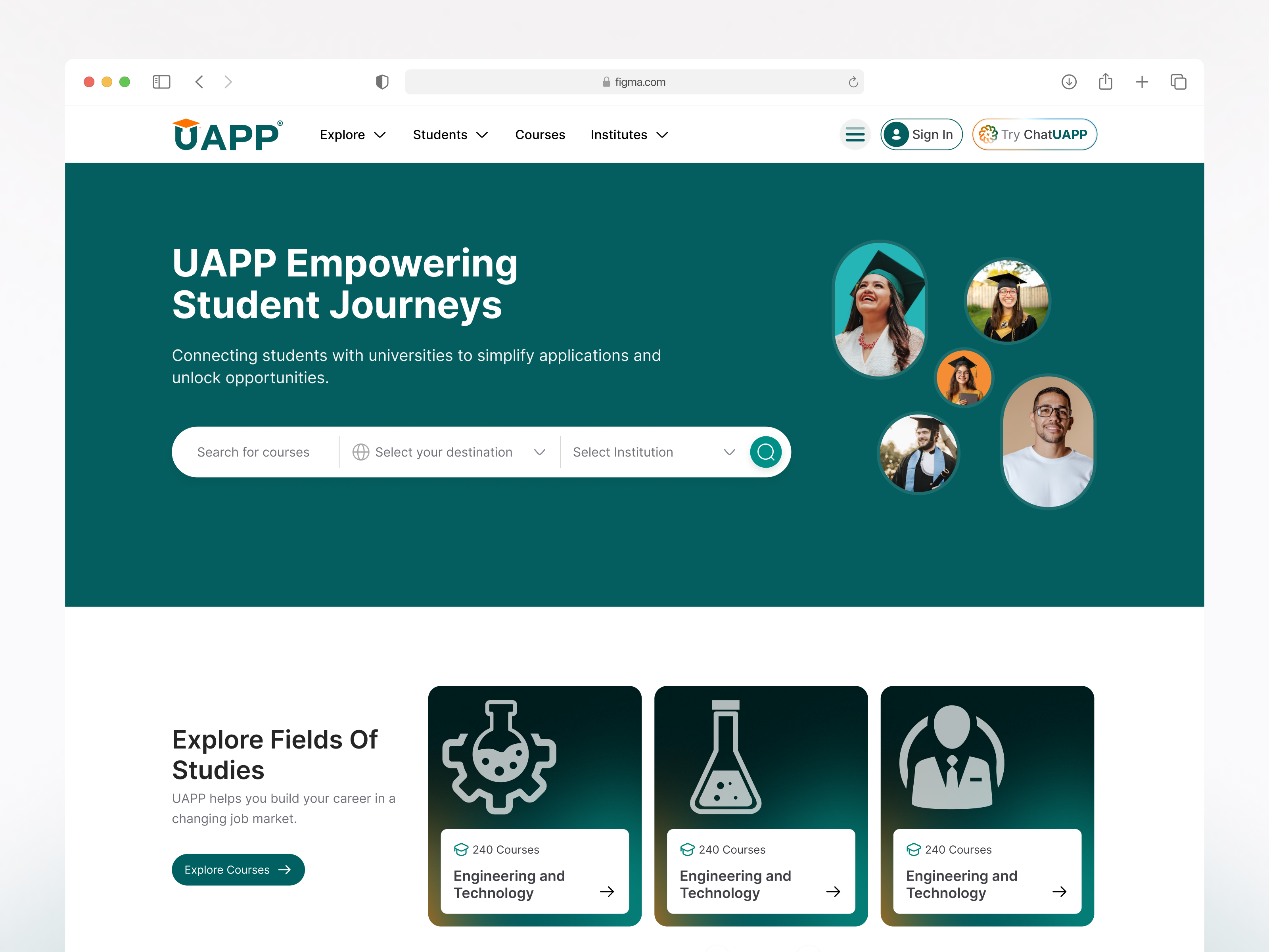 Landing page
