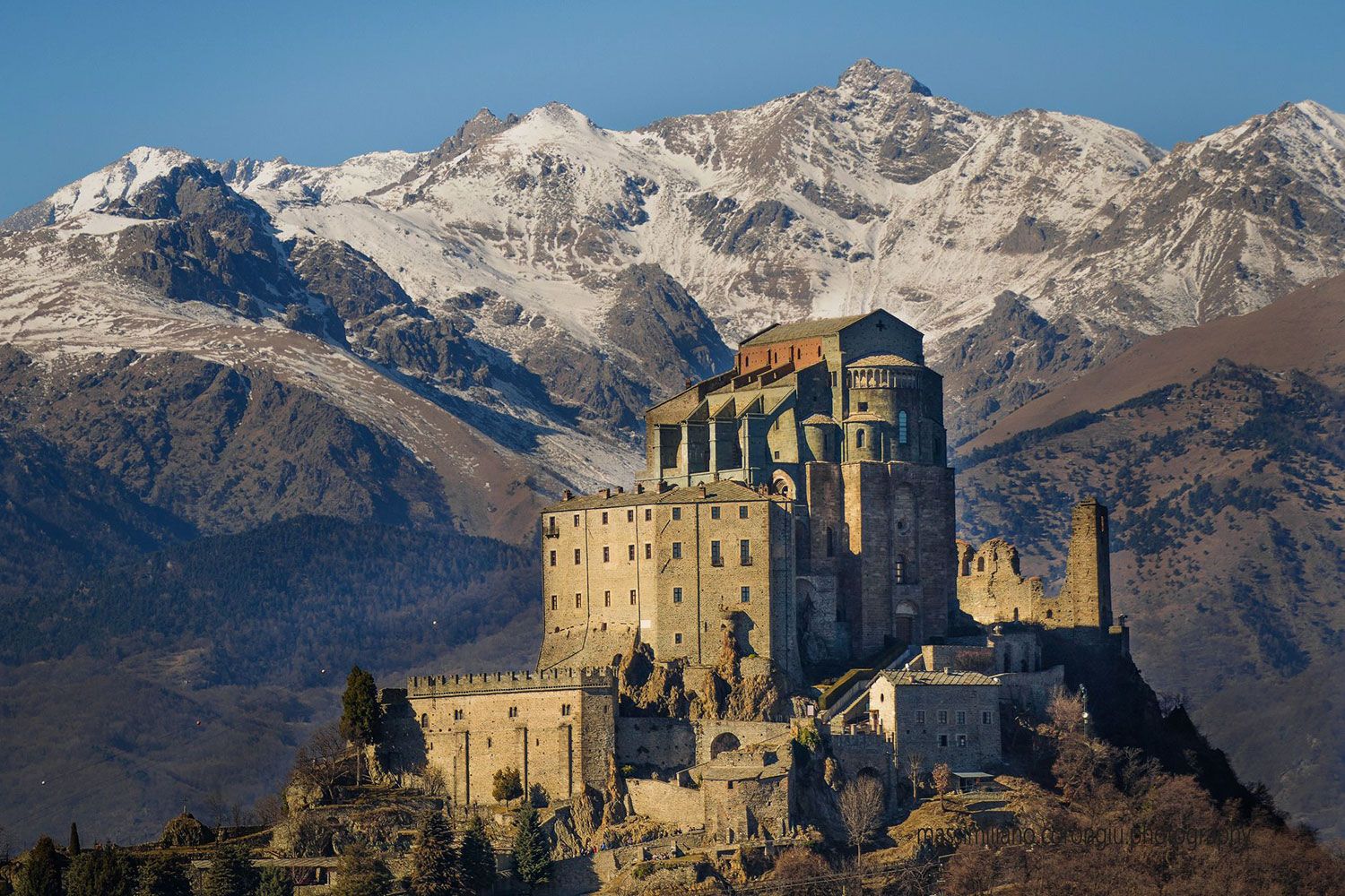 Saint Michael's Abbey in Piedmont has been defying the ravages of nature and man for more than 900 years. 