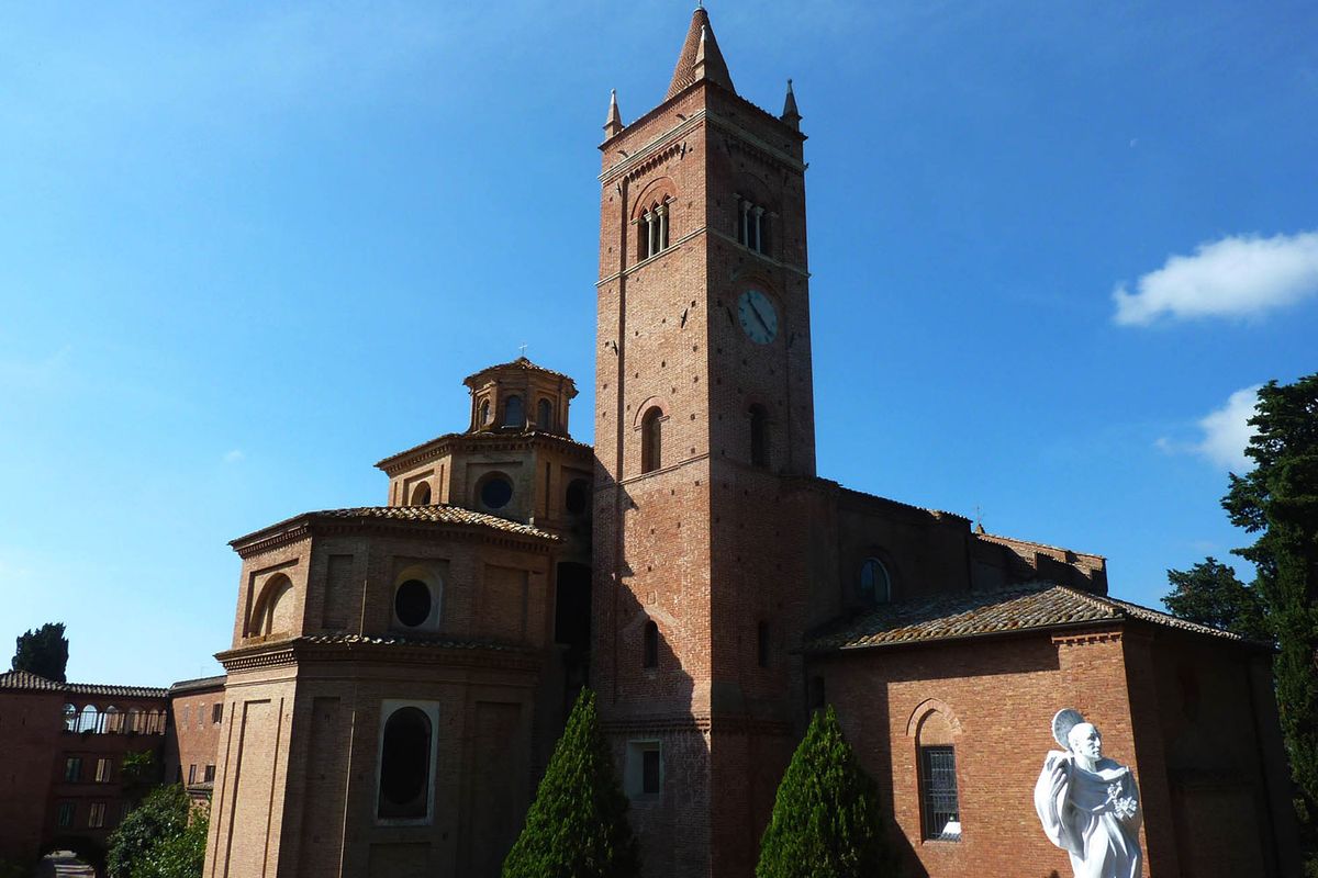 The 13th century Abbey of Monte Ovieto Maggiore