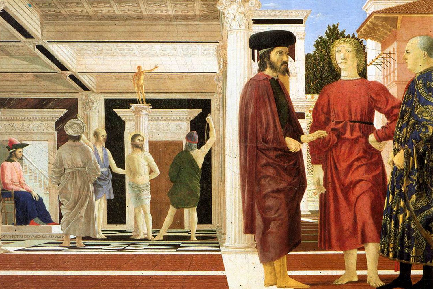 The Flagellation by Piero della Francesca 