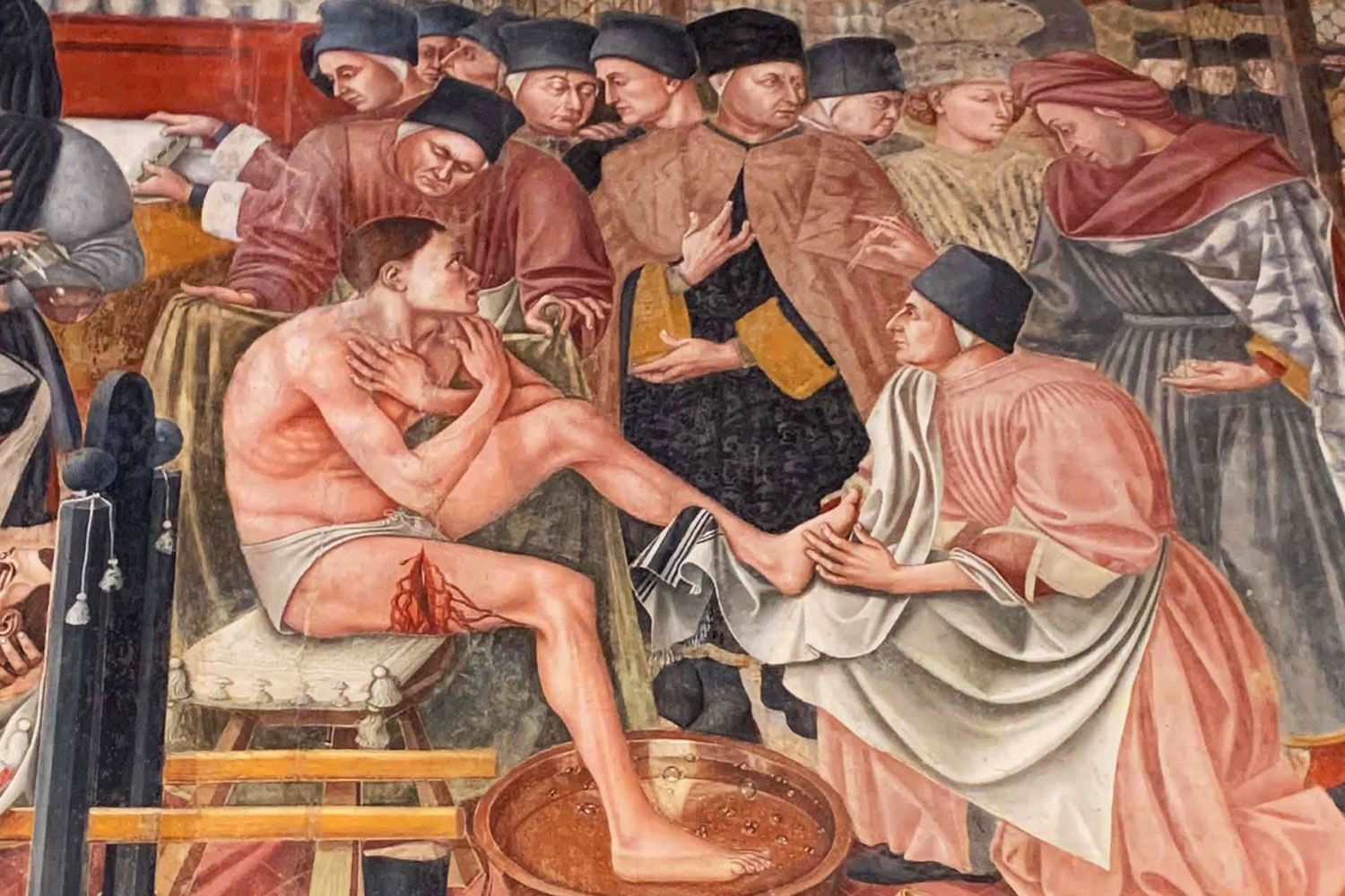 Domenico di Bartolo, Care of the Sick, 1441 in Siena, Tuscany