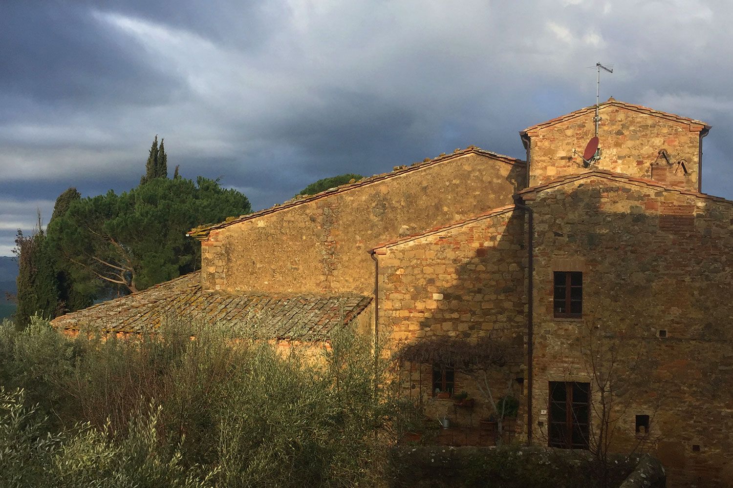 Monticchiello in the Autumn, Tuscany